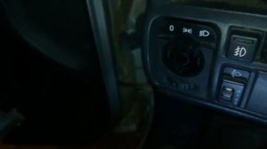 Сеятие панели opel astra f снимаю блок управления светом