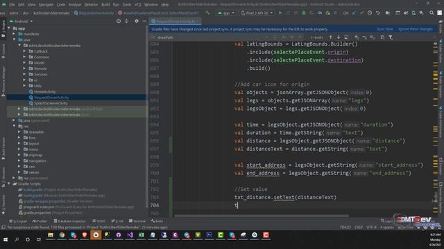 Kotlin Android Tutorial - New Uber Clone #41 Estimate Fare смотреть онлайн