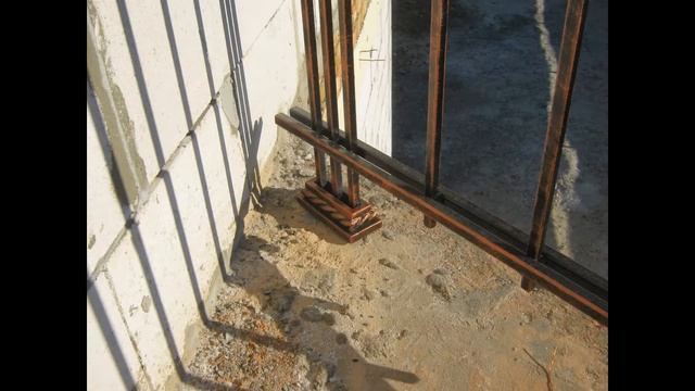 Огорожа балкону кована (проект + фото виконаної роботи). смотреть онлайн