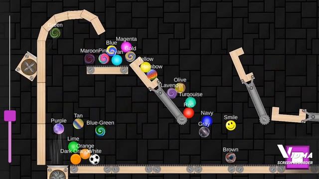 The 24 marble race in MARBLE RUN 2D! смотреть онлайн