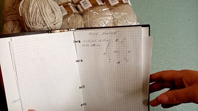 Мужской свитер спицами/реглан сверху /часть 1 смотреть онлайн