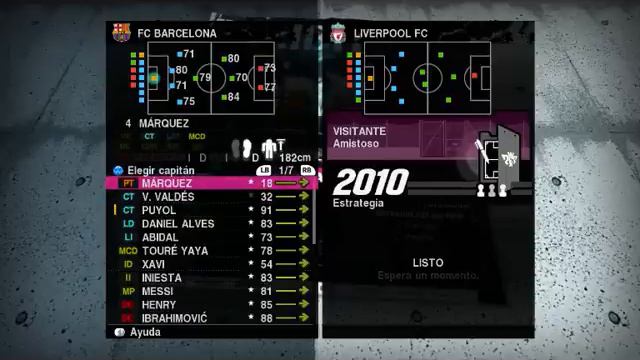 Menus of PES 2010 in DEMO смотреть онлайн