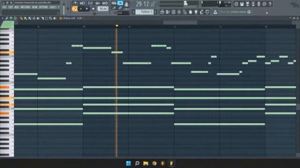 d4vd - Romantic Homicide (MIDI + FLP) (FL Studio Piano Tutorial / Cover)
