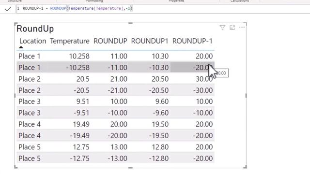 Power BI - DAX ROUND ROUNDUP ROUNDDOWN MROUND expressions for rounding figures смотреть онлайн