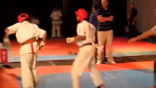 SHINKYOKUSHINKAI KARATE. Astana cup-2011 V. Kim DOJO Zheleuov Tamerlan смотреть онлайн
