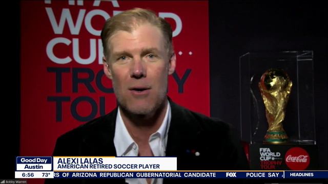 FIFA World Cup trophy touring Texas with soccer legends | FOX 7 Austin смотреть онлайн