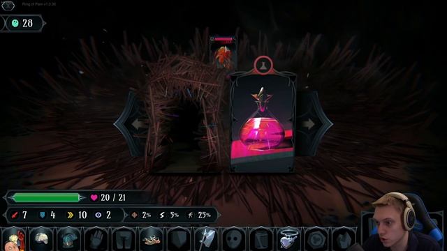 Пропущенная новинка! Мрачный карточный рогалик! Первый забег. | Ring of Pain #1 смотреть онлайн