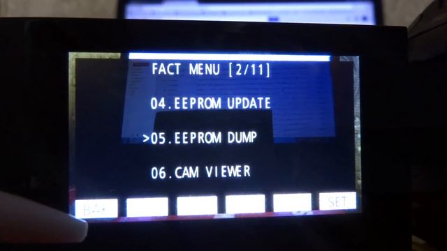 [FACT MENU]5. EEPROM DUMP Panasonic hc-v770/760/750/730/vx870/w850/wx970/vxf990 смотреть онлайн