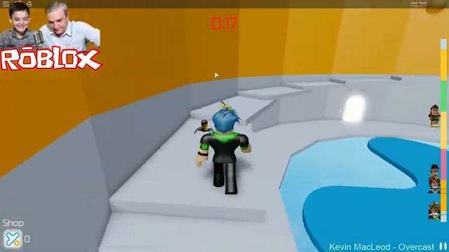 Роблокс АДСКАЯ БАШНЯ на арене НУБ ПАРКУРИСТ! = ROBLOX на русском Tower of Hell смотреть онлайн