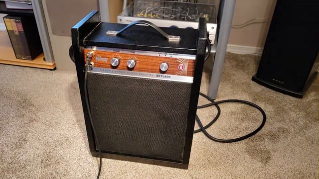 Vintage 1968 Gibson Skylark GA-5 Tube Amp Modified. смотреть онлайн