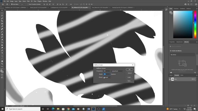 CMYK 2/4 Bitmap on Photoshop смотреть онлайн
