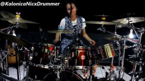Dave Weckl ~ Island Magic // Drum cover by Kalonica Nicx
