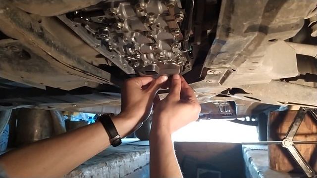 Подробная замена масла в вариаторе CVT Mitsubishi Outlander XL