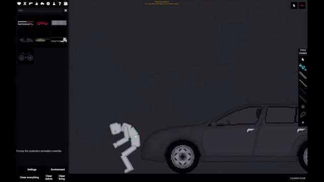 SENDING CARS DOWN BIG HILL + BETA UPDATE (people playground) смотреть онлайн