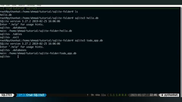 SQLIte CRUD part 2 Create Database смотреть онлайн
