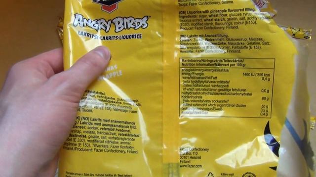 Angry Birds Candy - Yellow Bird [Fazer Liquorice Pineapple] смотреть онлайн