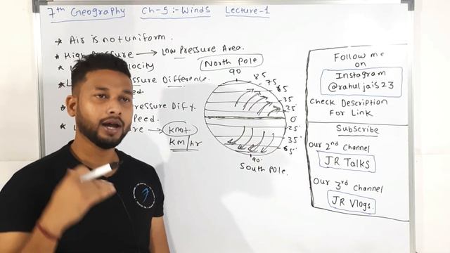 7th Geography | Chapter 5 | Winds | Lecture 1 | maharashtra board | смотреть онлайн