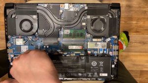 Acer nitro 5 AN515-55-55GK разборка и апгрейд