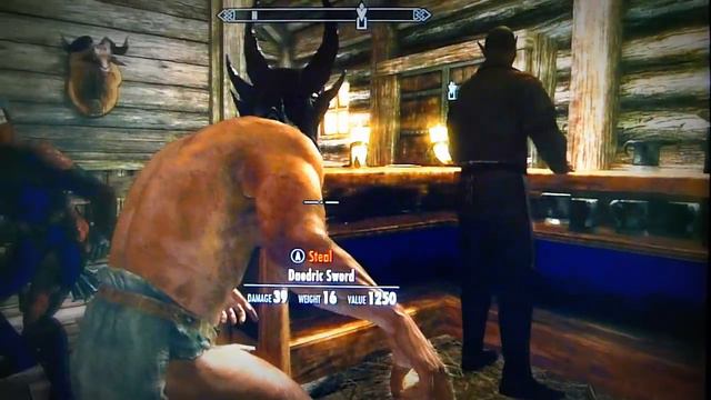 Skyrim: Where and how to find a free Daedric Sword. смотреть онлайн