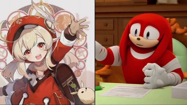 Knuckles rates Genshin Impact waifu + additional waif 18+😈😈😈 смотреть онлайн