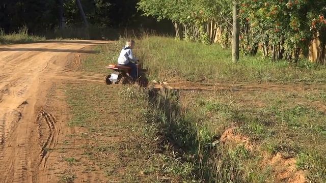самодельный электроквадроцикл для сына смотреть онлайн