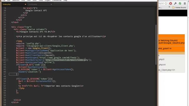 Tutoriel PHP : Importer des contacts Google смотреть онлайн