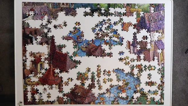 Heye Bunnytown 1000 Piece Puzzle Time Lapse Oh So Cute! смотреть онлайн