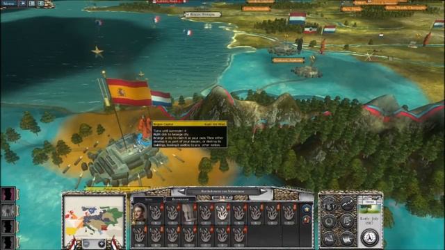 Let's play Napoleon Total war - The Great War Mod - Netherlands: Part 24 The Burning of Spain смотреть онлайн