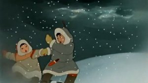 1956 год   В яранге горит огонь