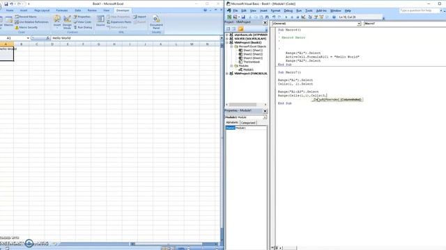 Introduction to VBA смотреть онлайн