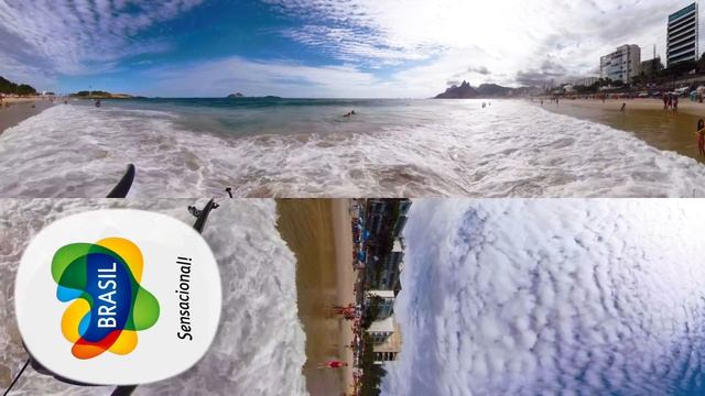Ipanema Beach | Rio de Janeiro 360º | Visit Brasil смотреть онлайн