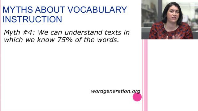 Reading Development Module 5a: Myths About Vocabulary Instruction смотреть онлайн