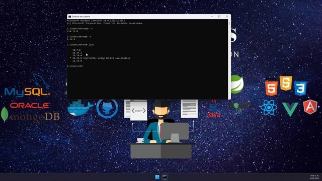 Curso NodeJs - Npm | Como Saber Que Versiones Tengo Instaladas de NodeJs y Cual Estoy Usando Con NV смотреть онлайн
