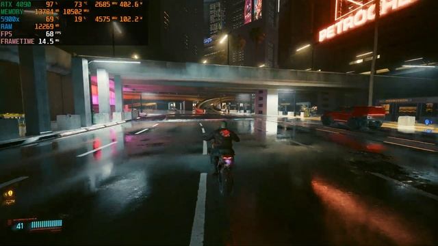 Cyberpunk 2077 - RTX 4090 Overdrive Settings (4K + Raytracing) смотреть онлайн