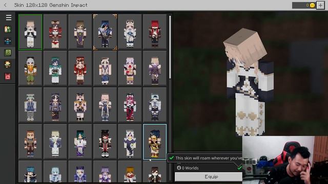SkinPack Genshin Impact!! 70 Skin!! Download Now!! Minecraft Review Skinpack смотреть онлайн