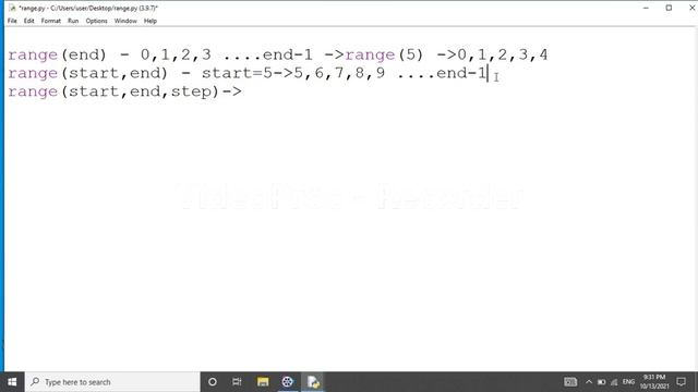 Range function in python |range in python | python Range function |Python Data types | python смотреть онлайн