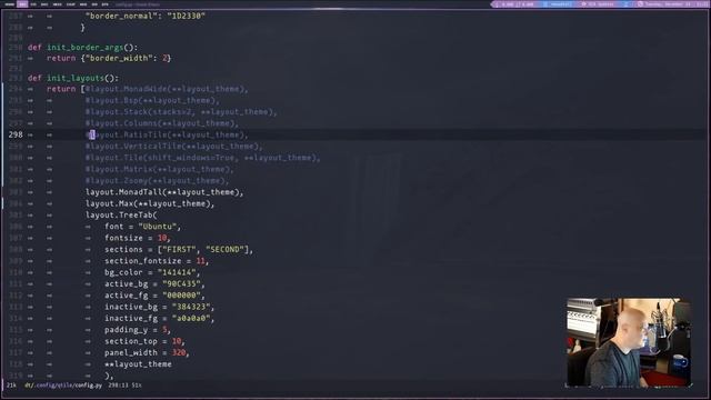 Qtile - Configuring Your Layouts смотреть онлайн