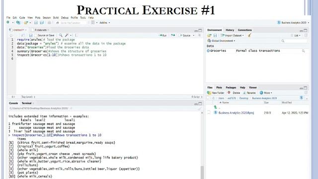 How to create market basket analysis in r? смотреть онлайн