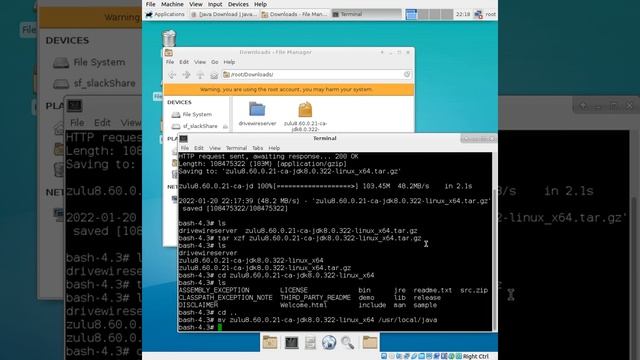Installing Open JDK 8 on slackware and running Drive Wire смотреть онлайн