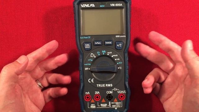VENLAB VM600A Digital + NCV & TEMP Multimeter Review смотреть онлайн
