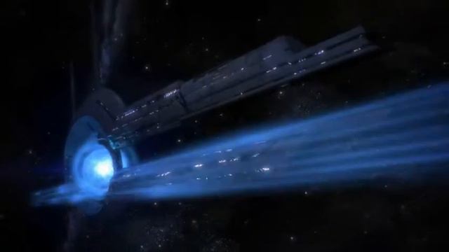 USS Normandy Using Assisting Platform for Quantum Mass Propulsion Jump Drive смотреть онлайн