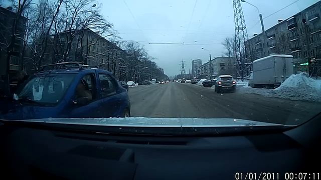 ДТП 14.11.16 в 9:45 СПБ ул.Ленсовета. Car crash. смотреть онлайн