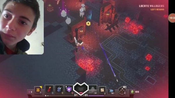 Minecraft dungeons gameplay