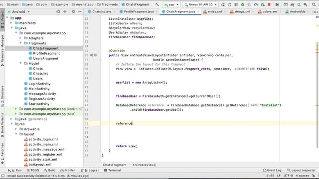 Pt. 9 Displaying Users in Chat Fragment | | ChatApp Android | FirebaseApp Tutorial смотреть онлайн