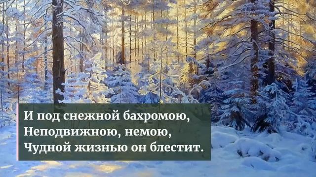 Ф. И. Тютчев Чародейкою Зимою... 