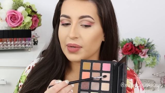 ♡ Soft Pink Cut Crease Makeup Tutorial | Melissa Samways ♡ смотреть онлайн