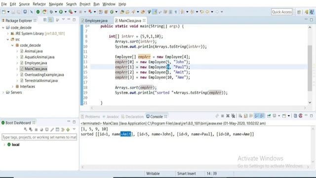Implement comparable and Comparator || how to Implement comparable/Comparator #Java #javaIntervie смотреть онлайн