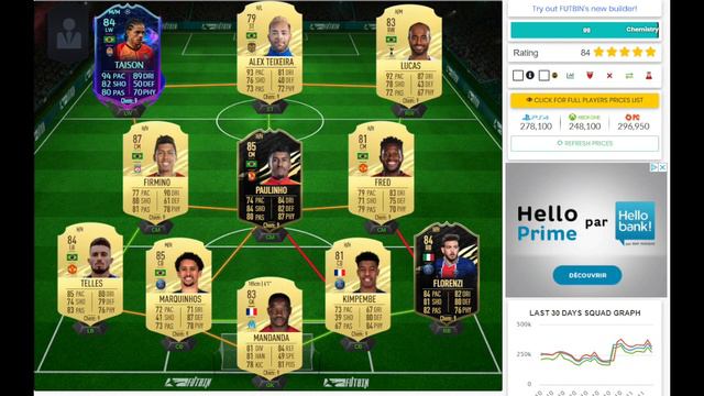 FIFA 21 SQUAD BUILDER FUT CHAMPIONS 100K 250K 500K 1M (CHEAT) смотреть онлайн