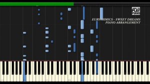 EURYTHMICS - SWEET DREAMS - SYNTHESIA (PIANO COVER)