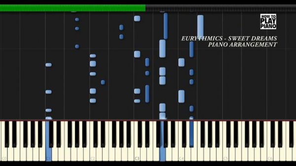 EURYTHMICS - SWEET DREAMS - SYNTHESIA (PIANO COVER)